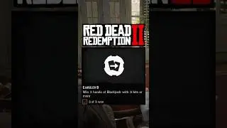 Win 3 Hands Of Blackjack With 3 Hits Or More | GAMBLER 8 TIPS! #RDR2 #Shorts