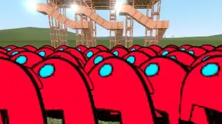 Scary Among Us Nextbot Vs Tower In Gmod
