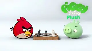 Angry bird plush: The chess game!