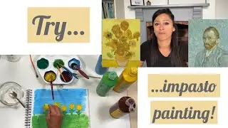 TRY THIS IMPASTO PAINTING TUTORIAL FOR KIDS - It's Super Easy!