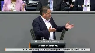 Stephan Brandner AFD-MANN BRENNERND VOR WUT! &ndash; &bdquo;DIE LINKE SIND VERR&Auml;TER!&ldquo;🔥