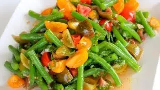 Green Bean And Tomato Salad - Simple Summertime Recipe