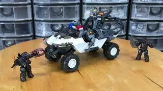 REPLAY.. Megabloks CNH06 Halo NMPD Warthog (2015) #Halo #MegaBloks #MegaConstrux #Mega #NMPD