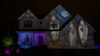 Halloween 2023 - Haunted House Projection Mapping