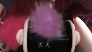 Asmr - It's sooooo FLUFFY!! 3Dio Brain Melting Sounds !! Fall asleep in under 15 mins!!