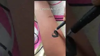 How to make double heart tattoo #shorts