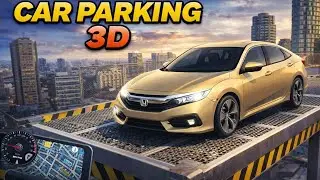 Профессиональная парковка задним ходом на Honda Civic Gold. Очень сложный уровень сложности парко...
