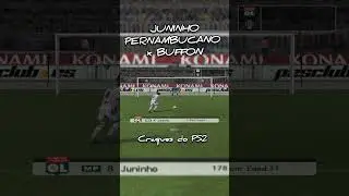 Juninho Pernambucano x Buffon | PES 6 #ps2 #nostalgiaplaystation