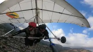 My First Hang Gliding Launch and Tandem Landing!