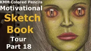 Kid Made Modern Colored Pencils Sketchbook Tour 2016 Part 18 @phantomdrawing