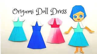 How to Make Origami Doll's Dress