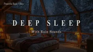 Rainy Forest Room + Piano Ambience 🌧️Relaxing Sleep Music & Soft Rain to Reduce Stress and Find Calm