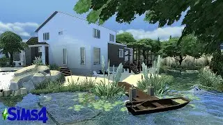 Modern Lake House I Base Game + Gallery Art I NoCC I The Sims 4