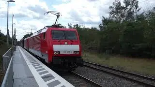 DB 189 028 en 189 079 komen met kolentrein door Emmerich-Elten!