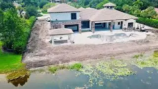 Swimming pool construction project in Parkland