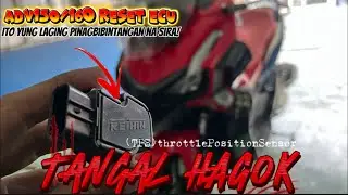 Paano mag reset ng TPS  Adv150/160(throttlePositionSensor)