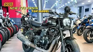 2025 NEW TVS RONIN TOP MODEL | Complete Walkaround & Review | Price, Features, Mileage