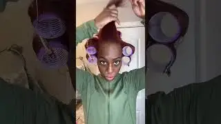 Refresh! Velcro Roller Set 4c Hair Silk Press #rollerset#hairrollers#silkpress#silkpressnaturalhair