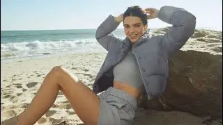 Kendall Jenner Wears Crop Top & Matching High-Waisted Bike Shorts For New Alo Campaign &mdash; Photos