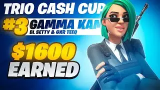 HOW WE PLACED 3RD IN THE TRIO CASH CUP 🥉 ($1605) w/ Setty & Teeq