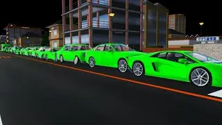  GREEN CAR LINE-UP 😱 | SAKURA SCHOOL SIMULATOR 