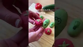 Veggie Tales sugar cookies!! #VeggieTales #Cookies #BakingFun