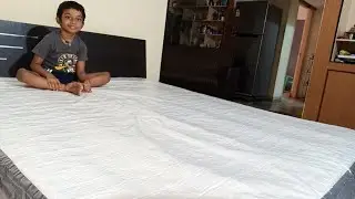 Bharat lifestyle Amsterdam Engineered wood Bed|Century Mattresses sleepables frm Flipkart|  Unboxing