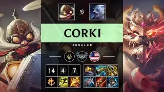Corki Jungle vs Volibear - NA Challenger Patch 25.16