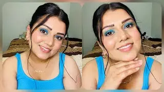 EP. 3: Matching eyeshadow to my top | Blue Shimmery Eye Look 🩵 | Life of Jais