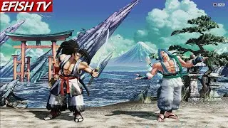 Haohmaru vs Sogetsu Kazama (Hardest AI) - SAMURAI SHODOWN Katana Duel