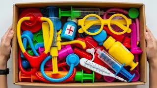 3:58 Minutes Satisfying Unboxing Kitchen Set Doctor Set Beauty Set Tools Set Collection ASMR Review