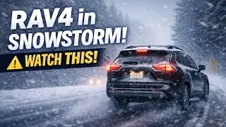 Driving My Toyota RAV4 Through a Crazy Snowstorm ❄️ | Winter Highway Survival