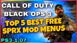 [BO3/PS3] TOP 5 BEST FREE SPRX MOD MENUS + Free Download