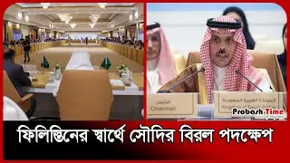 ফিলিস্তিনের স্বার্থে সৌদির বিরল পদক্ষেপ | Saudi | Palestine | Probash Time