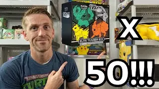 My BIGGEST Pokemon Giveaway Ever!!! 50 Evolving Skies Elite Trainer Boxes!!!