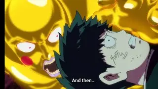 mob psycho 100 hanazawa vs mob VS God Dimples Full fight