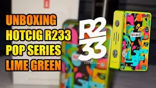 UNBOXING HOTCIG R233 POP SERIES LIME GREEN