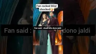 Bilal Abbas hum awards videos | Bilal and dure #humawards2025 #10thhumawards