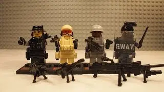 LEGO SWAT : Navy Seals, Army, SWAT Police, Special Forces Minifigures