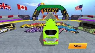 Impossible School Bus Ramp Racing - Bus Tracks Stunts Driving Simulator - Android