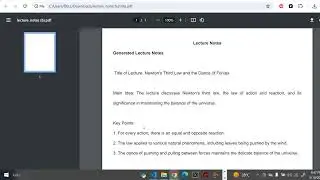 Notebolt: AI-Powered Lecture Notes Generator using Snowflake Arctic & Streamlit