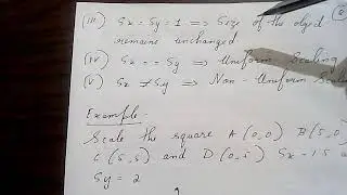 Computer Graphics:-2D Scaling
