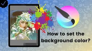 How to set the background color of the canvas on Krita?