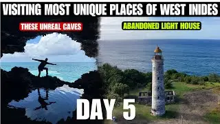 MOST UNIQUE PLACES OF BARBADOS 🇧🇧|| ANIMAL FLOWER CAVE || HARRISON POINT LIGHTHOUSE 😱#indian