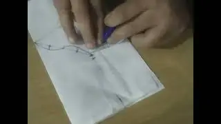 Easy neck pattern cutting on bukram... 
