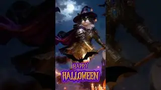 mon chat Igor se deguise 😁 abonnez-vous suivez mes aventures #animals #chat ##halloween #cat #ai