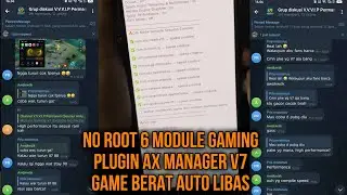 🔥V7 Lock Fps? 6 Module Gaming Plugin Ax Manager Atur Compile Mode+Reason+Cmd Game Mode 1+4 Boost Fps