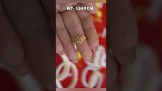 1 gram daily wear gold ring design #shorts #viralshorts #goldring #jewellery #shortsfeed #trending