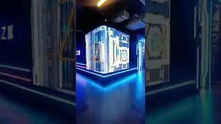 Indoor 3D LED display,corner 3D LED display,curved 3D LED display
