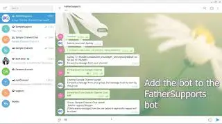 God's Support. Bot setup